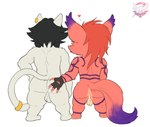 Rating: e
ID: 5603827
Date: 2025-05-28 05:04:00 -0400
Status: active
Score: 3
4_fingers accessory anthro balls black_hair butt butt_grab clothing cyaturus domestic_cat duo ear_piercing ear_ring felid feline felis fennephilim_fox fingerless_gloves fingers fur furgonomics genitals gloves gold_(metal) gold_jewelry hair hand_on_butt handwear heart_symbol hi_res jewelry league_of_legends male mammal markings orange_body orange_fur orange_hair piercing purple_body purple_fur purple_markings rear_view ring ring_piercing riot_games tail tail_accessory tail_jewelry tail_ring tencent white_body white_fur yordle post #5603827