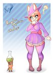 absurd_res anthro carrot_(ncize) challenge clothing colored digital_drawing_(artwork) digital_media_(artwork) female hat headgear headwear hi_res lagomorph leporid lizard male mammal ncize potion potion_bottle rabbit reptile scalie thick_thighs witch_hat