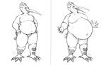 Rating: q
ID: 5510084
Date: 2025-04-17 12:15:28 -0400
Status: active
Score: 2
abdominal_bulge absurd_res anthro apodiform avian bird hi_res hummingbird male monochrome moomoonjun overweight sketch solo post #5510084