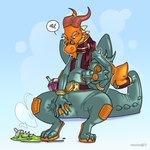 Rating: e
ID: 5366462
Date: 2025-02-11 15:03:46 -0500
Status: active
Score: 22
1:1 2025 3_toes activision anthro biped blue_background bulge cedric_(spyro) claws clothed clothing digital_media_(artwork) dragon eyewear feet frustrated gas_mask gimp glasses hi_res horn horn_jewelry horn_ring jewelry latex lock_bulge mask mythological_creature mythological_scalie mythology nennsen orange_body potion rescued_dragons_(spyro) ring_(jewelry) scalie scarf simple_background solo spikes spikes_(anatomy) spyro_reignited_trilogy spyro_the_dragon toe_claws toes wings zipper zipper_mouth post #5366462