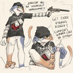 Rating: e
ID: 4804641
Date: 2024-05-24 16:00:18 -0400
Status: active
Score: 645
1:1 3_toes 5_fingers absurd_res anthro barefoot beanie between_toes bodily_fluids bottomless calico_cat claws clothed clothing cum cumshot dialogue dipstick_tail disembodied_penis domestic_cat ear_piercing ejaculation english_text epic_games feet felid feline felis female finger_claws fingers fish_hook fish_hook_piercing foot_fetish foot_on_penis foot_play footjob fortnite genital_fluids genitals gun handgun hat headgear headwear hi_res hindpaw holding_gun holding_handgun holding_object holding_pistol holding_ranged_weapon holding_weapon hoodie hook humanoid_genitalia humanoid_hands humanoid_penis jewelry kapri looking_at_viewer male male/female mammal markings meow_skulls necklace noseless open_mouth open_smile orgasm paws penile penis penis_between_toes piercing pistol precum pubes pussy ranged_weapon receiving_footjob_pov sex silencer smile smiling_at_viewer smoking_gun soles speech_bubble standing tail tail_markings text toejob toes tomboy topwear two-footed_footjob weapon yellow_eyes post #4804641
