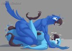 Rating: e
ID: 5652013
Date: 2025-06-18 20:03:50 -0400
Status: active
Score: 43
absurd_res anthro areola avian avian_feet balls beak big_balls big_breasts big_butt bird blu_(rio) blue_body blue_sky_studios breasts butt claws dominant dominant_male duo feathers female from_front_position genitals green_eyes happy happy_sex heart_symbol hi_res jewel_(rio) macaw male male/female mating_press muscular muscular_male neotropical_parrot nipples onomatopoeia orange_eyes parrot pecs rio_(series) seductive sex simple_background sound_effects spix's_macaw tail tail_feathers text thelordjoshua1 toe_claws tongue tongue_out true_parrot watermark post #5652013