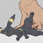 1:1 abdominal_bulge balls bestiality clitoris duo eeveelution erection eyes_closed faceless_character faceless_human faceless_male feet female female_on_human female_penetrated feral feral_penetrated generation_2_pokemon genitals grey_background hi_res human human_on_feral human_penetrating human_penetrating_feral interspecies lying male male/female male_on_feral male_penetrating male_penetrating_female mammal nintendo nude on_model on_side open_mouth penetration penile penile_penetration penis penis_in_pussy pokemon pokemon_(species) pokephilia pussy sex simple_background spread_legs spreading umbreon vaginal vaginal_penetration youjomodoki