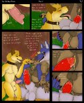 absurd_res anal anal_penetration animal_genitalia anthro anus aroused ass_to_pussy balls big_balls big_dom_small_sub blush bodily_fluids canid canine canis collar comic cum cum_on_anus dialogue dominant dragon dripping english_text erection fellowwolf gaping gaping_pussy genital_fluids genitals group half-erect herm hi_res holding_character hybrid intersex intersex/male jax_the_alpha_(fellowwolf) landon_(fellowwolf) male maleherm mammal mythological_canine mythological_creature mythological_scalie mythology penetration penis precum precum_drip precum_on_pussy precum_squirt precum_string profanity pushing_down pussy ryan_the_omega_(fellowwolf) scalie sex sheath size_difference spread_legs spreading taunting text throbbing throbbing_balls trio twitching vaginal vaginal_penetration werecanid werecanine werecreature werewolf wolf