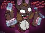 Rating: q
ID: 5548495
Date: 2025-05-04 13:07:42 -0400
Status: active
Score: 10
4_toes anthro bat black_border bodily_fluids border breasts brown_body brown_fur brown_hair brush brushing brushing_feet caroo colored comb_(brush) crying_laughing dialogue eyelashes fangs feet female fluffy fluffy_chest foot_fetish fur hair hairbrush hi_res humanoid_feet laugh mammal matty_(wallyworm) nude nude_anthro nude_female open_mouth open_smile pink_inner_ear pink_tongue plantigrade red_eyes restrained smile soles solo submissive submissive_anthro submissive_female sweat tears teeth tickle_fetish tickle_torture tickling tickling_feet tickling_toes toe_restraints toes tongue white_body white_fur post #5548495
