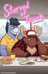 Rating: s
ID: 5401386
Date: 2025-02-27 16:55:27 -0500
Status: active
Score: 22
2022 2_horns 5_fingers anthro antlers artist_name asinus bacon baseball_cap beverage black_hair blue_body blue_fur brown_eyes burger butter cel_shading clenched_teeth clothed clothing collared_shirt comic container cover cover_art cover_page cup dairy_products deer digital_media_(artwork) donkey dress_shirt duo egg_(food) english_text equid equine eyebrow_through_hair eyebrows eyewear fingers fluffy fluffy_chest food francis_(nekocrispy) front_view fur glass glass_container glass_cup glasses grin hair hand_on_head hat headgear headwear hi_res horn inside lidded_eyes mac_(nekocrispy) male mammal meat mouth_closed nekocrispy open_mouth open_smile overweight overweight_anthro overweight_male pancake pattern_clothing pattern_shirt pattern_topwear plaid plaid_clothing plaid_shirt plaid_topwear plate pockets pupils rectangular_glasses red_baseball_cap red_clothing red_shirt red_topwear restaurant shaded shirt signature sitting smile snout teeth text topwear translucent translucent_hair two_tone_baseball_cap url wearing_glasses white_baseball_cap window yellow_clothing yellow_dress_shirt yellow_shirt yellow_topwear post #5401386