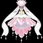 1:1 alpha_channel ambiguous_gender crystal diamond_(gem) elemental_creature gem gem_creature generation_6_pokemon hi_res ken_sugimori legendary_pokemon mega_diancie mega_evolution mineral_fauna nintendo official_art pink_eyes pokemon pokemon_(species) red_sclera simple_background solo transparent_background