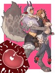 2024 3:4 abdominal_bulge arm_tuft astraea_(lunar_leopard) ayaqerb balls big_breasts big_tail bodily_fluids bottomwear breasts claws clothing colored cum cum_drip cum_inflation cum_inside digital_drawing_(artwork) digital_media_(artwork) digitigrade dripping duo elbow_tuft female fluffy fluffy_tail from_behind_position fur genital_fluids genitals gynomorph hair herm_(lore) hi_res horn horned_humanoid human humanoid impregnation inflation intersex intersex/female knee_tuft larger_gynomorph larger_intersex leg_tuft lifting_partner long_hair looking_pleasured mammal markings ovum pants penetration pulling_hair raised_tail satisfied sex shaded simple_background size_difference smaller_penetrated spots spotted_body spotted_fur tail toe_claws tongue tongue_out torn_bottomwear torn_clothing torn_pants touching_hair tuft vaginal vaginal_penetration