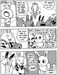 2019 3:4 6_panel_comic ambiguous_gender antennae_(anatomy) anthro badge bag biped black_and_white black_eyes black_nose black_text bow_ribbon celebi celebi_(yapc) cheek_spots comic dialogue digital_media_(artwork) eevee elekid ellipsis end_page english_text exclamation_point eyebrows feral flavia-elric floating fluffy fluffy_tail fur generation_1_pokemon generation_2_pokemon group legendary_pokemon looking_at_another lux_(yapc) maya_(yapc) monochrome mouth_closed neck_tuft neil_(yapc) nidoran nidoran♀ nintendo open_mouth paris_(yapc) pichu pokemon pokemon_(species) pokemon_mystery_dungeon quadruped question_mark rattata rayne_(yapc) sentret speech_bubble spike_chunsoft tail talking_to_another terry_(yapc) text text_box tongue tuft white_sclera wings