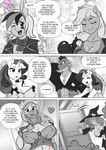 anthro anthrofied applejack_(mlp) base_three_layout big_breasts breasts cleavage clothed clothing comic dragon english_text equid equine female fluttershy_(mlp) friendship_is_magic group hasbro hi_res horizontal_staggering horn male mammal monochrome my_little_pony mythological_creature mythological_equine mythological_scalie mythology nipple_outline one_breast_out pia-sama pinkie_pie_(mlp) rainbow_dash_(mlp) rarity_(mlp) scalie six_frame_image six_frame_staggered_grid spike_(mlp) staggering_(layout) text three_row_layout unicorn