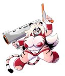 Rating: q
ID: 4105151
Date: 2023-06-11 20:11:43 -0400
Status: active
Score: 47
2023 3_toes 4_fingers absurd_res ahoge anaugi anthro armlet big_breasts blonde_hair breasts clothed clothing controller deep_navel dipstick_ears dipstick_tail ear_markings eyeshadow feet felid female fingers footwear fur game_controller grin gun hair heart_(marking) hi_res holding_gun holding_object holding_ranged_weapon holding_weapon huge_breasts light_gun long_hair looking_away makeup mammal markings multicolored_ears navel nes_zapper nintendo nintendo_controller nintendo_entertainment_system orange_body pantherine pasties pose ranged_weapon retro_controller simple_background slightly_chubby slightly_chubby_female smile solo striped_body striped_fur stripes super_nintendo super_scope tail tail_markings thong tiger toeless_footwear toes toothy_grin toy toy_gun tracy_(anaugi) underwear weapon white_background post #4105151