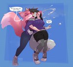 Rating: e
ID: 5476250
Date: 2025-04-02 00:36:01 -0400
Status: active
Score: 90
anthro bedroom_eyes black_hair blush bodily_fluids bottomwear breasts canid canine clothed clothing cum cumshot denim denim_bottomwear denim_clothing duo ejaculation erection female fingering fingering_partner fluffy fluffy_tail footwear fox fully_clothed fur genital_fluids genitals good_girl hair hand_in_pants handjob herm herm/female hi_res highlights_(coloring) intersex intersex/female jeans knock-kneed krim_hue leggings legwear looking_back mammal narrowed_eyes pants penile penis penis_tongue pink_body pink_fur pink_tail seductive sex shaking shoes shorts smile sneakers spread_legs spreading tail torn_clothing torn_leggings torn_legwear trembling unusual_anatomy unusual_genitalia_placement unusual_penis_placement vaginal vaginal_fingering wide_hips post #5476250