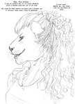 2024 amanda_(tcitw) anthro arania black_and_white braided_hair breasts clothed clothing comic dialogue english_text felid female fur hair herm_(lore) hi_res lion mammal monochrome pantherine solo text the_cabin_in_the_woods_(arania) whiskers