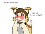Rating: s
ID: 4567976
Date: 2024-01-31 01:27:54 -0500
Status: active
Score: 10
2015 aliasing anthro arousal_focus aroused beard bird_dog black_text blue_(sebdoggo) blue_eyes blush bodily_fluids brown_beard brown_body brown_facial_hair brown_fur brown_hair button_ears canid canine canis cheek_tuft chow_chow clothed clothing dialogue digital_drawing_(artwork) digital_media_(artwork) domestic_dog drooling english_text facial_hair facial_tuft flat_colors floppy_ears fur golden_retriever grey_clothing grey_sclera grey_shirt grey_tank_top grey_topwear hair handpaw hunting_dog male male_anthro mammal microsoft_paint_(artwork) mixed_breed open_mouth paws pink_blush pink_nose pink_tongue retriever saliva sebdoggo shirt simple_background snout solo spitz sweat sweatdrop tank_top text tongue topwear trans_(lore) trans_man_(lore) tuft white_background white_body white_fur white_inner_ear wide_eyed yellow_body yellow_fur post #4567976