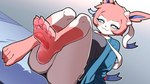 Rating: q
ID: 5537818
Date: 2025-04-29 11:45:52 -0400
Status: active
Score: 258
16:9 4_toes :3 anthro anthrofied barefoot blush bottomwear breasts cat_smile cel_shading claws clothed clothing dutch_angle eeveelution feet female foot_fetish foot_focus fur generation_6_pokemon hair hakkim hi_res hindpaw hotpants humanoid_feet jacket leg_markings mammal markings minishorts nintendo pawpads paws pink_body pink_feet pink_fur pink_hair pink_pawpads plantigrade plantigrade_pawpads pokemon pokemon_(species) pokemorph shaded short_hair shorts sitting smug smug_expression smug_face socks_(marking) soles solo sylveon toe_claws toes topwear white_body white_fur widescreen post #5537818