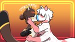 Rating: q
ID: 5605615
Date: 2025-05-28 21:56:54 -0400
Status: active
Score: 4
16:9 2_fingers 4_arms anthro black_body blue_lips bovid brown_hair canid canine caprine duo face_in_mouth female fingers fox fur goat hair hi_res holding_face holding_waist horn hybrid hyper hyper_lips kiss_on_lips kissing lips male male/female mammal midnite_fsnax multi_arm multi_limb orange_background pink_body pink_fur red_background rox_(midnite_fsnax) simple_background standing stretching stretchy tan_body tardigrade tardigrade_taur taur thick_lips trans_(lore) trans_man_(lore) white_body white_fur widescreen post #5605615