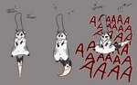 16:10 aaaaaaaaaaa absurd_res american_opossum comic english_text feral hi_res humor male mammal marsupial possumgod ryder_the_pirate_(possumgod) screaming sketch solo text widescreen