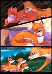 abby_(rukifox) akane_(rukifox) ambiguous_gender baby blue_eyes breastfeeding canid canine cave child clay_(rukifox) collar comic dipstick_ears dipstick_tail ear_markings english_text facial_scar family female feral flint_(rukifox) fox fur grass green_eyes hi_res hiko_(rukifox) male mammal markings miyuki_(rukifox) multicolored_ears orange_body orange_fur plant rick_(rukifox) riki_(rukifox) riu_(rukifox) rukifox scar tail tail_markings text yellow_eyes young young_ambiguous young_female young_feral young_male yui_(rukifox)