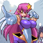 1:1 big_breasts black_hair bottomwear breasts cel_shading clothing cosplay demon digital_media_(artwork) duo ellipsis empty_eyes female glistening glistening_clothing glistening_eyes gundam hair half-length_portrait human humanoid lacus_clyne leotard long_hair low_res male mammal meer_campbell mobile_suit_gundam_seed not_furry oekaki open_mouth oversized_bottomwear oversized_clothing oversized_pants pants pink_hair pixel_(artwork) ponytail portrait pose ramu samurai shaded sharp_teeth solo_focus standing star teeth tight_clothing toysaurer warrior yellow_eyes