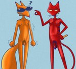 Rating: e
ID: 5388867
Date: 2025-02-21 19:33:41 -0500
Status: active
Score: 12
annoyed anthro armpit_hair balls body_hair canid canine cartoon_network comparing comparing_penis courage_the_cowardly_dog duo eyewear felid flaccid foreskin genitals grin hi_res humanoid_genitalia humanoid_penis illegaleel katz_(courage_the_cowardly_dog) male male/male mammal nipples nude penis penis_size_difference pinching_gesture pubes retracted_foreskin ruler smile smug sunglasses the_cajun_fox unretracted_foreskin post #5388867