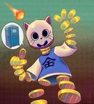 Rating: s
ID: 5486639
Date: 2025-04-06 14:42:06 -0400
Status: active
Score: 33
2025 ambiguous_gender animate_inanimate anthro black_eyes blue_clothing blue_shirt blue_topwear bodily_fluids bottomless cjk_character clothed clothing coin collar cute_fangs digital_drawing_(artwork) digital_media_(artwork) domestic_cat ena:_dream_bbq ena_(series) fangs felid feline felis floating_arms floating_head floating_legs gold_(metal) gold_coin hi_res imminent_death kane_(ena) living_coin looking_at_viewer low-angle_view mammal meteor open_mouth portapotty raised_hand reapers969 red_collar red_inner_ear shirt smile solo speech_bubble sweat teeth topwear whiskers white_clothing white_shirt white_topwear post #5486639