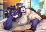 Rating: s
ID: 5556751
Date: 2025-05-07 23:36:54 -0400
Status: active
Score: 14
2023 anthro artist_name barazoku bed bed_covers bedding bell bell_collar biceps black_bottomwear black_clothing black_pants blue_body blue_eyes blue_fur blue_mane blue_sky booboo34 book bookshelf bottomwear carrying_another claws clothing cloud collar domestic_cat felid feline felis feral finger_claws forearm_muscles fur furniture hi_res lion male mammal mane multicolored_body multicolored_fur muscular muscular_anthro muscular_male on_bed on_shoulders open_window pantherine pants patreon patreon_logo plant reading reading_book setus_law shirt sky solo tail_mane text topwear tree two_tone_body two_tone_fur url whiskers white_body white_clothing white_fur white_shirt white_topwear yellow_eyes post #5556751