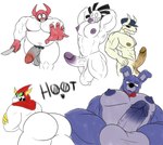 abs absurd_res animated_skeleton anthro balls big_butt bob_velseb bone bonnie_(fnaf) boy_(fnf) butt dg254 digital_media_(artwork) disney erection five_nights_at_freddy's friday_night_funkin' genitals group hair hi_res human humanoid humanoid_genitalia humanoid_penis knife lagomorph leporid lord_hater male mammal muscular muscular_anthro muscular_male nipples nude overweight overweight_male pecs penis pubes rabbit scottgames skeleton sketch spooky_month tabi_(fnf) thick_thighs undead wander_over_yonder