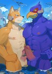 Rating: e
ID: 5251431
Date: 2024-12-18 19:14:11 -0500
Status: active
Score: 22
2024 abs absurd_res anthro armor avian balls beak blue_body blush bodily_fluids bulge canid canine city clothed clothing destruction duo erection eye_contact falco_lombardi fist fox fox_mccloud frottage genital_fluids genitals green_eyes grin headgear headgear_only helmet helmet_only hi_res humanoid_genitalia humanoid_penis looking_at_another macro male mammal muscular muscular_anthro muscular_male nintendo nipples non-mammal_balls non-mammal_nipples nyarusanlove orange_body pecs penile penis precum sea sex ship smile star_fox sweat tail vehicle water watercraft post #5251431