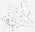 2018 balls bestiality blush bodily_fluids digital_drawing_(artwork) digital_media_(artwork) duo eeveelution erection espeon female female_on_human feral generation_2_pokemon genital_fluids genitals heart_symbol hug hugging_another hugging_penis human human_on_feral interspecies kekitopu male male/female male_on_feral mammal monochrome nintendo penis pokemon pokemon_(species) pokephilia precum simple_background sketch solo_focus vein veiny_penis