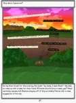 absurd_res camp campfire cloud dialogue dusk english_text grass hi_res mountain narration nintendo not_furry plant pokemon pokemon_mystery_dungeon rodent_powered_(softestpuffss) smoke softestpuffss spike_chunsoft tent text tree zero_pictured