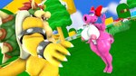 16:9 3d_(artwork) anthro areola big_breasts birdo birdo_(character) bow_accessory bowser breasts butt claws clitoris cobaltapple collar detailed_background digital_media_(artwork) duo feet female genitals grass hi_res humanoid kabalmystic_(artist) koopa male mammal mario_bros muscular nintendo nipples nude outside pink_body plant pussy reptile scalie siphon_(anatomy) spikes tail thick_thighs toe_claws tree widescreen