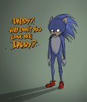 2019 anthro biped black_eyes blue_body blue_fur clothing comic conditional_dnp dialogue english_text eulipotyphlan footwear fur grey_background hedgehog jollyjack male mammal meow_the_hedgehog nightmare_fuel open_mouth sega shoes simple_background solo sonic_the_hedgehog sonic_the_hedgehog_(film) sonic_the_hedgehog_(series) tan_body tan_fur teeth text where_is_your_god_now