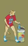 2d_animation ageplay animated anthro balls blush bodily_fluids bottomless clothed clothing diaper embarrassed felid footwear genital_fluids genitals infantilism junior_(puddlepup) legwear lion male mammal motion_tweening pantherine pattern_clothing pattern_legwear paw_patrol peeing plantigrade puddlepup pull-ups_(diaper) roleplay shaved short_playtime simple_background socks solo striped_clothing striped_legwear stripes trash_can unclean_diaper urine used_diaper watersports wet_diaper wetting