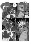 anthro anthrofied breasts cleavage clothed clothing comic costume equid equine female friendship_is_magic hasbro hi_res horn idw_publishing magic male mammal monochrome my_little_pony my_little_pony_(idw) mythological_creature mythological_equine mythology nightmare_rarity_(idw) pia-sama spike_(mlp) twilight_sparkle_(mlp) under_boob unicorn