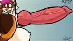 absurd_res animal_genitalia animal_penis anthro ball_tuft balls big_balls big_penis blush canid canine canine_genitalia canine_penis commanderthings cutaway embarrassed fox genitals headshot_portrait hi_res huge_balls huge_penis hybrid hyper hyper_balls hyper_genitalia hyper_penis knot male mammal olly_wylde_(ollythefoxcoon) penis portrait procyonid raccoon solo thick_thighs tuft vein veiny_penis