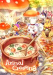 2019 animal_crossing anthro apple_(animal_crossing) avian beak bear biped bird broccoli chef_hat chicken clothed clothing cutlery domestic_cat egbert_(animal_crossing) felid feline felis female food fungus galliform gallus_(genus) group hat headgear headwear hi_res kitchen_utensils male mammal marshal_(animal_crossing) mushroom nintendo phasianid plant punchy_(animal_crossing) rodent sciurid spoon stitches_(animal_crossing) tail tools tree_squirrel vegetable zaku6584