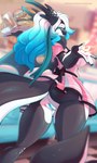 Rating: e
ID: 4353998
Date: 2023-10-15 12:48:03 -0400
Status: active
Score: 287
2023 absurd_res anthro bedroom_eyes beverage blue_eyes blue_hair blush bodily_fluids bottomwear burger cetacean clothing depth_of_field dolphin dragon female food fries genital_fluids genitals gradient_hair hair happy heart_symbol hi_res hybrid low-angle_view mammal marine membrane_(anatomy) membranous_wings multicolored_hair mythological_creature mythological_scalie mythology narrowed_eyes oceanic_dolphin orca penelope_(rainbowscreen) plate pussy rainbowscreen scalie seductive skirt solo tail toothed_whale two_tone_hair vaginal_fluids waiter white_hair wings post #4353998
