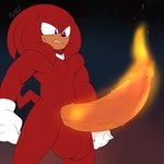 1:1 alternate_version_at_source anthro balls big_balls big_penis black_nose blush bodily_fluids body_blush clothing echidna erection fire flamez flaming_penis fur genitals glans handwear handwear_only hi_res huge_balls huge_penis humanoid_genitalia humanoid_penis hyper hyper_balls hyper_genitalia hyper_penis knuckles_the_echidna male mammal monotreme mostly_nude muscular muscular_anthro muscular_male penis penis_blush penis_on_fire purple_eyes red_body red_fur sega simple_background solo sonic_the_hedgehog_(film) sonic_the_hedgehog_(series) sweat tail vein veiny_penis