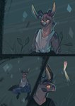 2023 artist_collaboration clothed clothing comic conditional_dnp deathclaw duo elvche fallout female grass hi_res horn lazy_(elvche) microsoft night_stalker_(fallout) pawpads plant scalie scalywanderer sitting sitting_on_ground tori_(elvche)