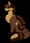 aliasing alpha_channel ambiguous_gender brambleclaw_(warriors) brown_body brown_fur character_name digital_media_(artwork) domestic_cat english_text feet felid feline felis feral frown fur head_tuft male_(lore) mammal markings nifty-senpai orange_eyes paws quadruped scar side_view sitting solo striped_body striped_fur stripes tabby_cat tail text tuft warriors_(book_series) whiskers white_body white_fur