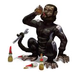 Rating: q
ID: 2331192
Date: 2020-07-15 07:44:26 -0400
Status: active
Score: -10
1:1 2017 animal_humanoid beard bottle brown_eyes brown_hair castrol clothed clothing container drinking eyebrows facial_hair fully_clothed hair hand_feet humanoid kneeling looking_up male mammal mammal_humanoid mechanic mechanical_suit monkey_humanoid motor_oil mustache primate primate_humanoid simple_background solo suit thepimpartist tools traditional_media_(artwork) what what_has_science_done where_is_your_god_now white_background why wrench post #2331192