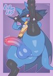 Rating: e
ID: 5109853
Date: 2024-10-12 10:18:36 -0400
Status: active
Score: 328
2024 3_toes 4_toes anthro artist_name asking_viewer bag balls belly big_balls big_butt big_penis biped black_body black_fur black_markings blue_balls blue_body blue_clothing blue_fur blue_penis blue_tail border butt canid canine canis cape cloak clothing colored costume_party_style_lucario dated dialogue digital_drawing_(artwork) digital_media_(artwork) english_text erection feet femboy foreskin frumples fur generation_4_pokemon genital_raphe genitals glans glistening glistening_balls glistening_body glistening_eyes glistening_genitalia glistening_glans glistening_penis glistening_thighs hat headgear headwear hi_res holding_leg holowear_(pokemon) humanoid_genitalia humanoid_penis looking_at_viewer lucario male mammal markings navel nintendo one_eye_closed onomatopoeia open_mouth paws penis perineum pink_foreskin pokemon pokemon_(species) pokemon_unite presenting presenting_penis purple_background purple_border raised_leg raphe_(anatomy) red_eyes scrotal_raphe shaded simple_background solo sound_effects standing tail text thick_thighs throbbing throbbing_penis toes tongue waist_bag white_sclera wide_hips wink witch_hat post #5109853