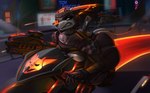 Rating: s
ID: 5417838
Date: 2025-03-07 09:13:12 -0500
Status: active
Score: 14
5_fingers anthro billboard blade_wolf bottomwear breasts bullet butt canid canine canis chasing cleavage clenched_teeth clothed clothed_female clothing cybernetics cyborg duo female female_focus feral fingers gloves glowing grey_body gun handwear horn jackal kalivero konami looking_at_another machine mammal metal_gear motorcycle pants ranged_weapon solo_focus tail teeth text thick_thighs topwear vehicle weapon post #5417838