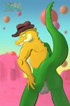 2:3 4_fingers absurd_res alligator alligatorid anthro anus aroused balls brown_clothing brown_hat brown_headwear butt candy closed_smile clothing cowboy cowboy_hat crocodilian dessert empty_eyes eyebrows fingers food food_creature genitals glitch_productions green_body gummigoo_(tadc) gummy_(food) gummy_creature hat hat_only headgear headgear_only headwear headwear_only hi_res holding_butt living_candy looking_at_viewer looking_back looking_back_at_viewer madteysha male mostly_nude mouth_closed muscular muscular_anthro muscular_male nude presenting presenting_anus raised_tail reptile scalie smile smiling_at_viewer snout solo spread_anus spread_butt spreading tail tail_anus the_amazing_digital_circus thick_eyebrows thick_tail white_body white_eyes yellow_body