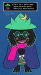 absurd_res anthro blush bovid caprine cosplay crossover crossover_cosplay dark deltarune devluca17 final_fantasy hi_res magic_user mammal ralsei smile square_enix undertale_(series)