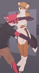 Rating: q
ID: 2346026
Date: 2020-07-26 17:14:36 -0400
Status: active
Score: 58
2020 absurd_res anthro blue_eyes bottomwear breasts brown_body brown_eyes brown_fur canid canine canis cargo_shorts clothed clothing covering covering_another covering_breasts covering_crotch crossed_arms digital_media_(artwork) duo female fox front_view fully_clothed fur hi_res humanoid_hands jackal looking_at_viewer mammal maxmushroom nude red_body red_fur shirt shorts standing t-shirt topwear whisper_(gabrielofcreosha) post #2346026