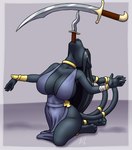 Rating: s
ID: 3213924
Date: 2022-03-08 17:10:48 -0500
Status: active
Score: 28
5_fingers accessory anthro balancing balancing_object big_breasts black_body black_fur black_hair black_pawpads breasts cleavage clothed clothing dagger daydream_at_night dress dungeons_and_dragons felid feline female fingers fur furball furgonomics hair hasbro hi_res jewelry kneeling mammal melee_weapon object_in_mouth pantherine pawpads ring sabre_(weapon) solo tabaxi tail tail_accessory tail_jewelry tail_ring weapon wizards_of_the_coast wraps wrist_wraps post #3213924