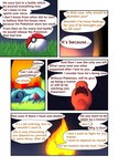 base_three_layout blockage_(layout) charmeleon comic darrow0 english_text fire five_frame_image forest generation_1_pokemon generation_2_pokemon hi_res horizontal_blockage nintendo plant pokeball pokemon pokemon_(species) pol_(darrow) quilava speech_bubble text three_row_layout totodile tree yuel