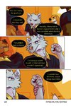 2:3 bastriw blood blood_on_hand bodily_fluids canid canine canis comic dialogue english_text green_eyes hi_res male mammal nico_(bastriw) text url wolf