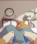 Rating: s
ID: 2970702
Date: 2021-10-11 16:59:51 -0400
Status: active
Score: 50
2_tails ambiguous_gender anthro anthro_pov bed bedding blanket brown_body brown_fur clock digital_clock dipstick_tail electronics first_person_view floatzel fur furniture generation_4_pokemon gloves_(marking) hi_res implied_transformation inside ke_mo_suke looking_at_self lying markings mirror multi_tail nintendo on_back plant pokemon pokemon_(species) semi-anthro shaded shadow solo tail tail_markings transformation_pov post #2970702